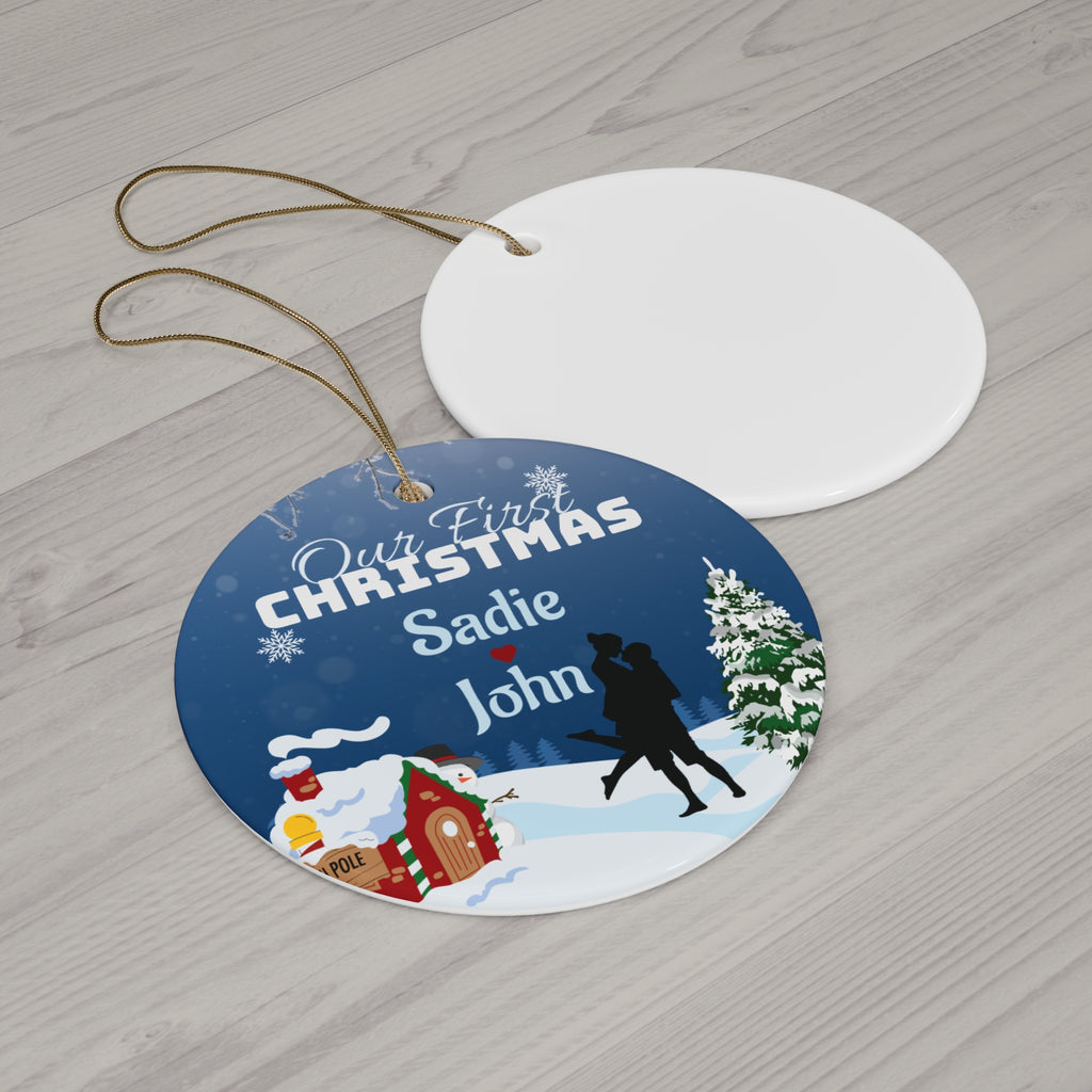 Personalized ‘Christmas’ Couple Ornament