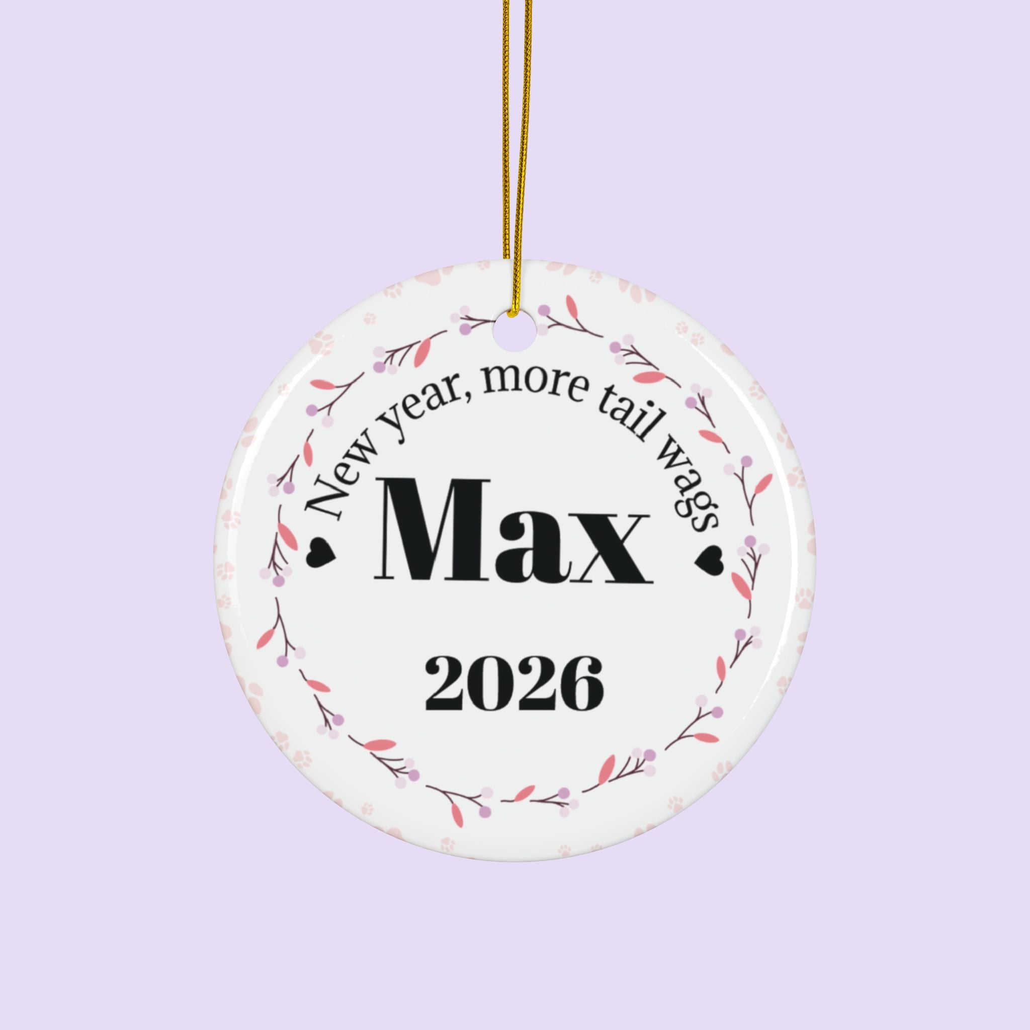 Personalized Pet Photo Ceramic Ornament