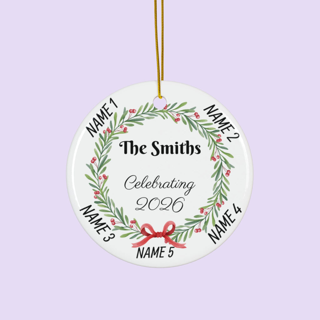 Personalized Family Photo Ornament