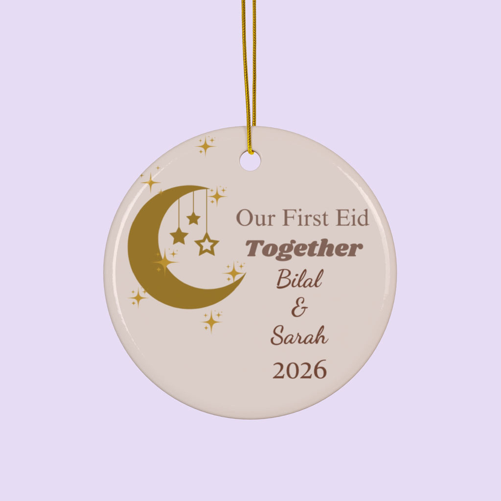 First Eid Together Couple Ornament