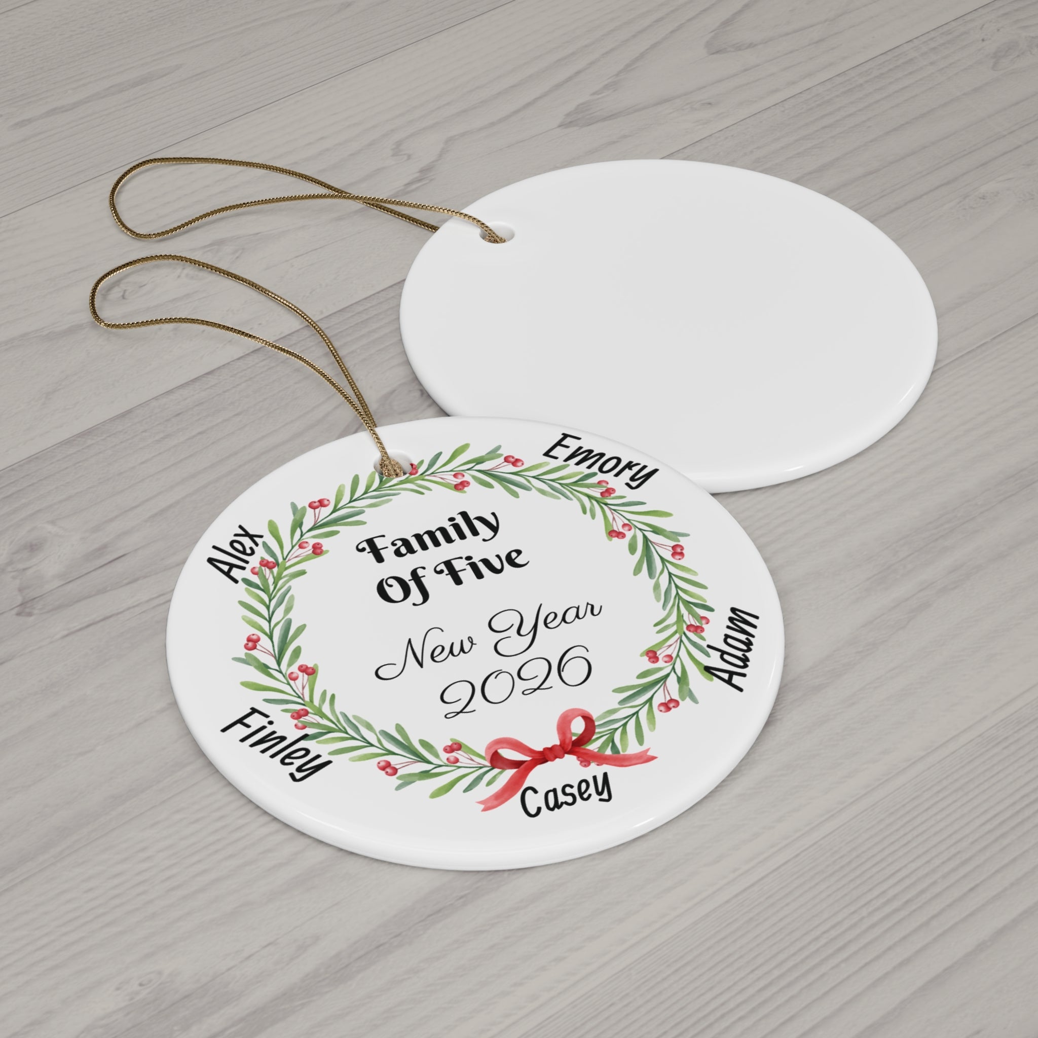 Personalized Family Photo Ornament