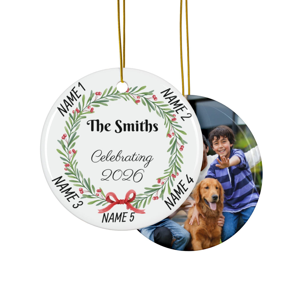 Personalized Family Photo Ornament