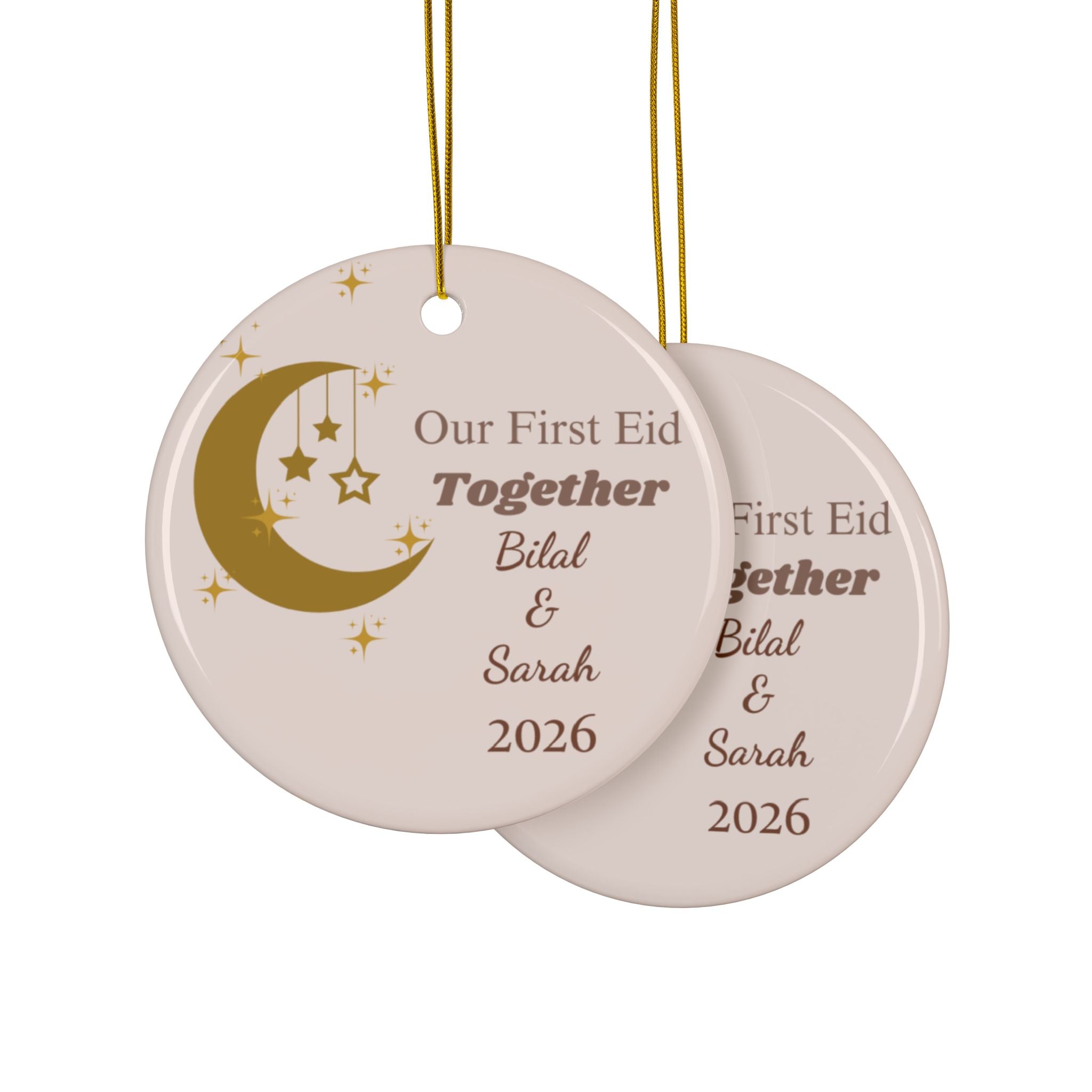 First Eid Together Couple Ornament